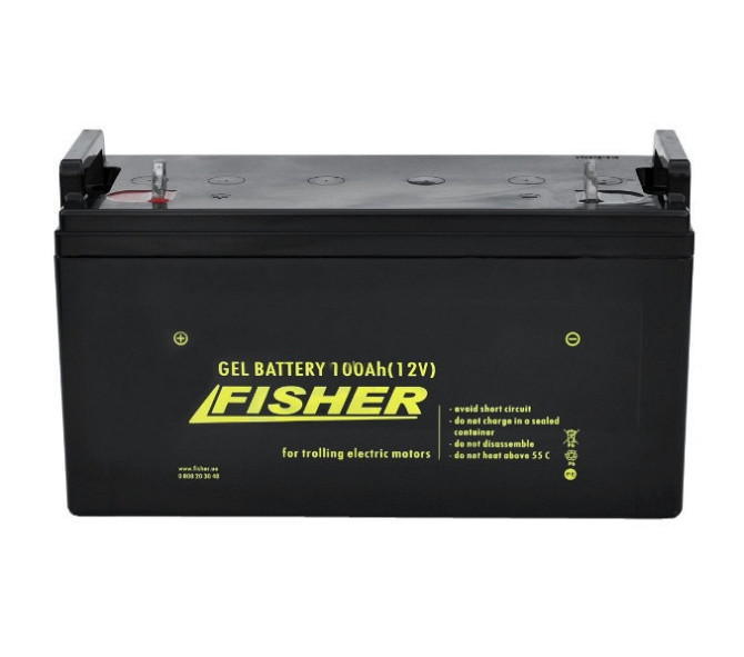 Гелевый Аккумулятор Fisher 120Ah 12B. Днепр - изображение 2