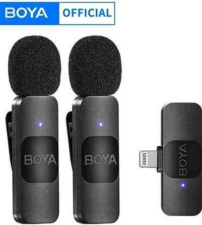 Профессиональный безпроводной Микрофон : Boya BY- V2 Lightning. Киев