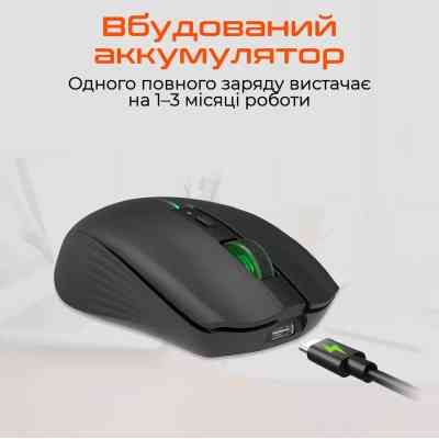 Мишка Meetion BTM002 Wireless/Bluetooth Black (MT-BTM002-A) Вінниця