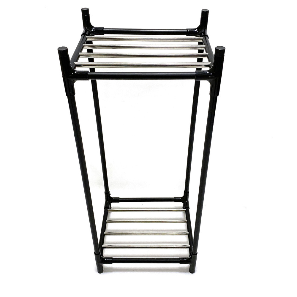 Двухрівнева підставка під бутилі 19 л Tandem Plus, металева, чорна, на 2 бутля Борисполь - изображение 5