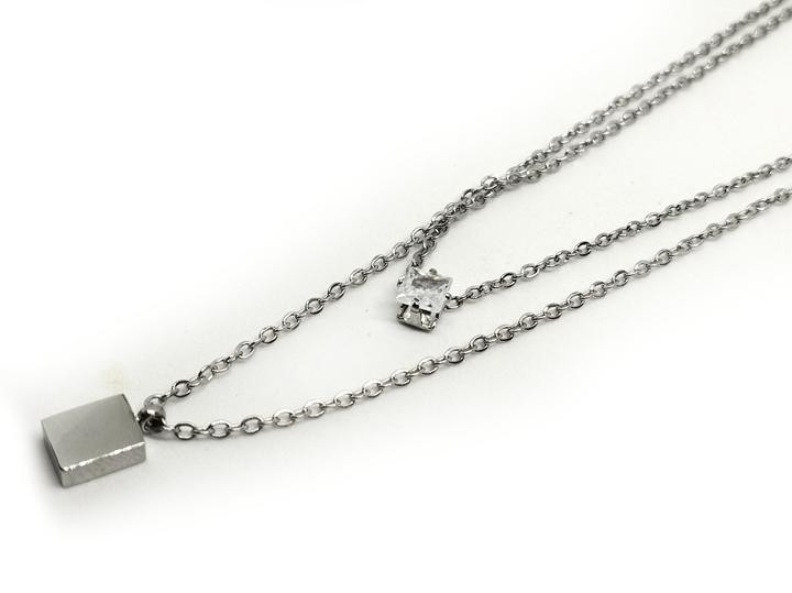 Цепочка двойная молодежная медицинская сталь Киев - изображение 1