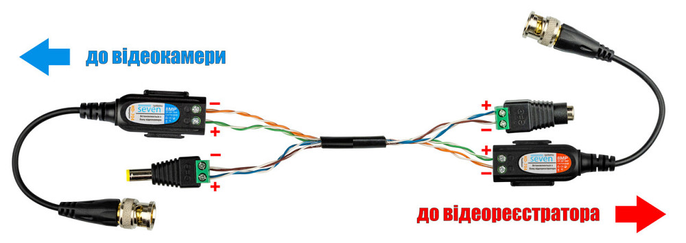 Прийомопередавач (balun) SEVEN HD-704 Київ - фото 6