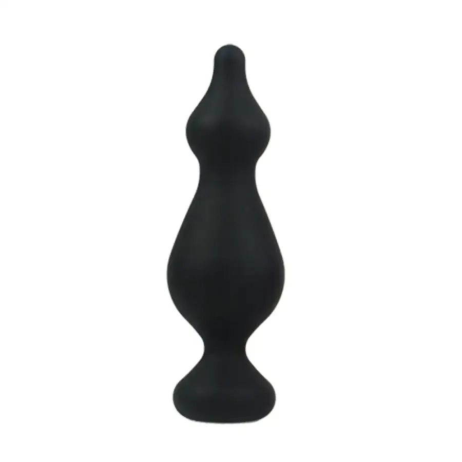 Анальна пробка Adrien Lastic Amuse Big Black (L) з двома переходами, макс. діаметр 4,4 см Львів - фото 1
