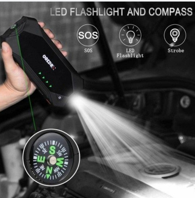 Павербанк, Бустер (пусковий пристрій) GrePro GP181 СТАН НОВОГО Киев - изображение 5