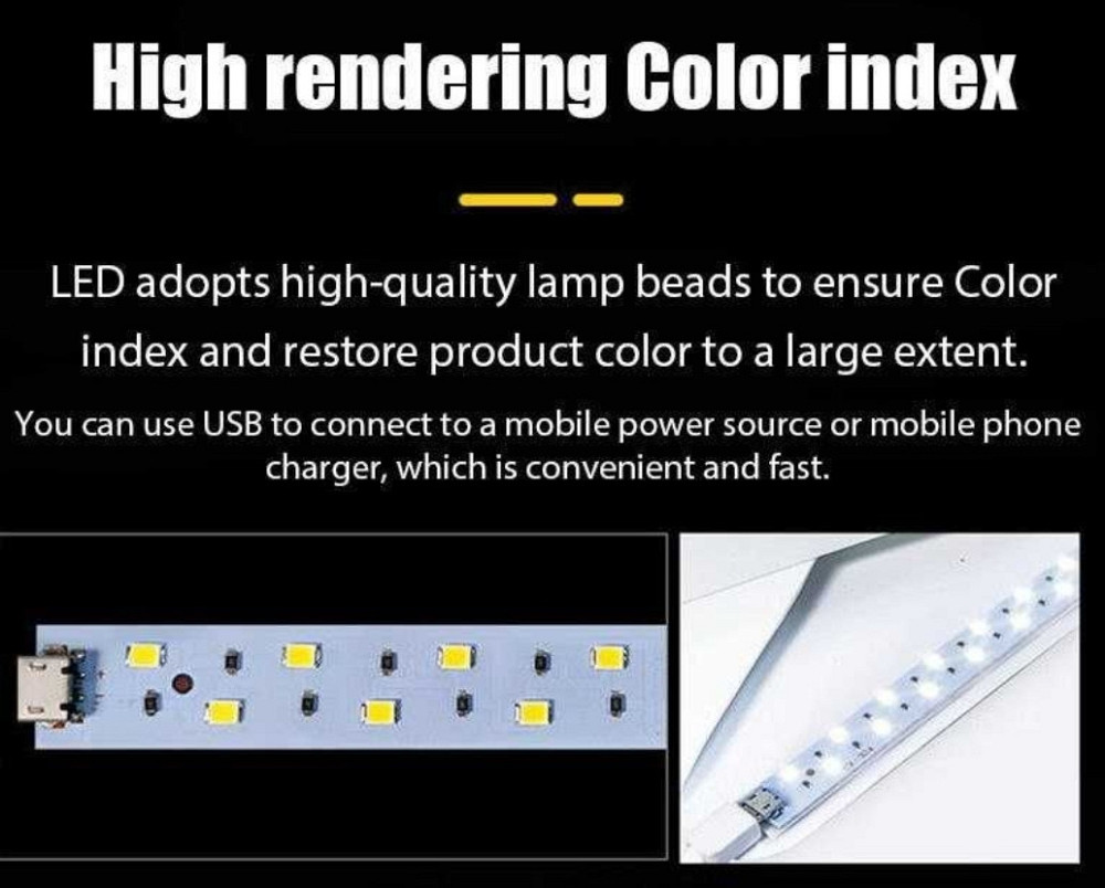 Складаний LED лайтбокс для предметного фотознімання, фотобокс USB Новий! Київ - фото 1