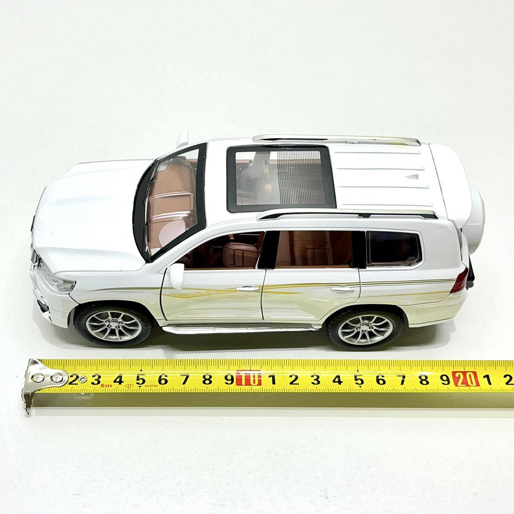 Машинка Джип TK Union Группа Toyota Land Cruiser инерционная 1:24 Белая (GT - 4789) Чернигов - изображение 7