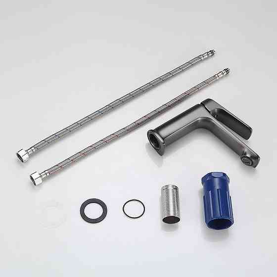 Змішувач для умивальника FRAP F1086-9, графіт Київ