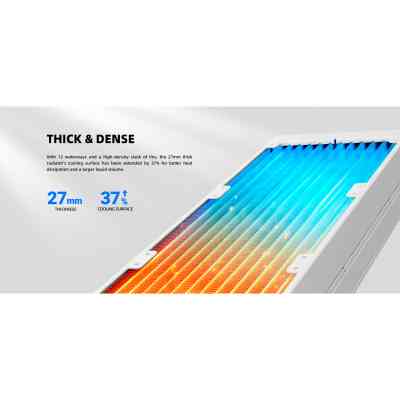 Система жидкостного охлаждения ID-Cooling FX240 INF White (FX240 INF WHITE) Винница