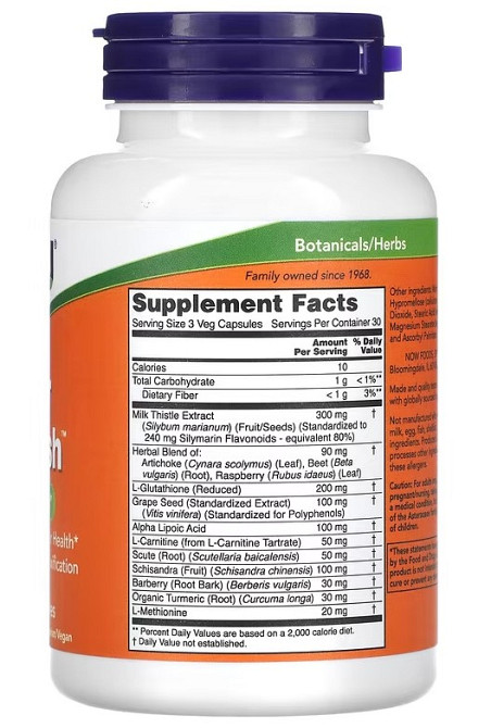 Поддержка печени (Liver Refresh) Now Foods, 180 капсул Київ - фото 4