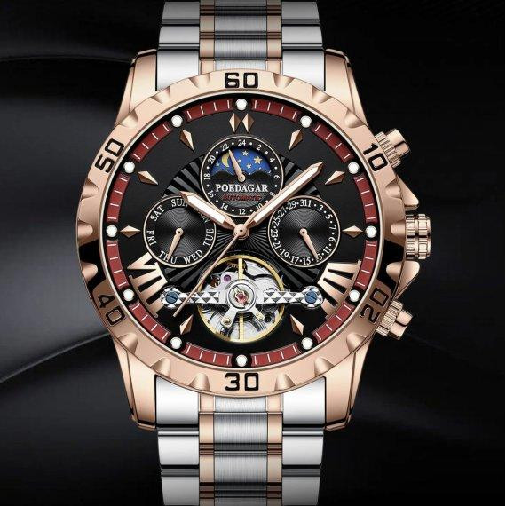 Мужские механические часы Poedagar Mechanical Киев - изображение 3