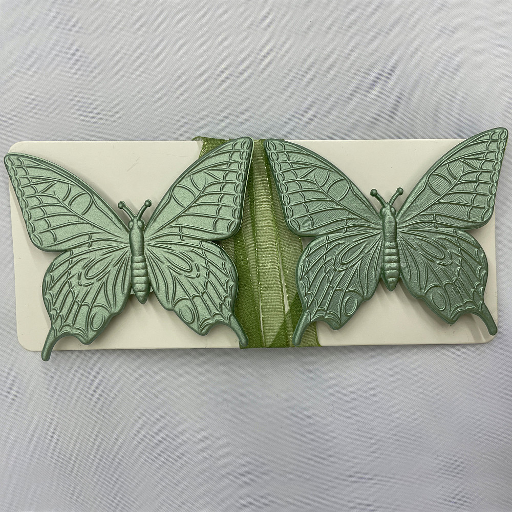 Магниты для штор и гардин Бабочка набор 2 шт Салатовый (81-160) Киев - изображение 6