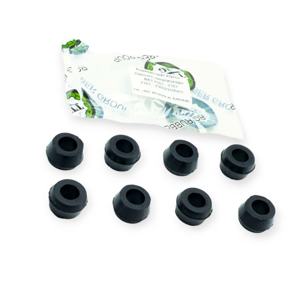 Втулка 2101-2107, 2121 заднього (горох) (к-кт 8 шт) амортизатора Мукачево - фото 1