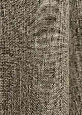 Комплект коротких штор VR-Textil Лен Мешковина № 1770ш Какао 130х170см 2 шт (35-0376) Киев
