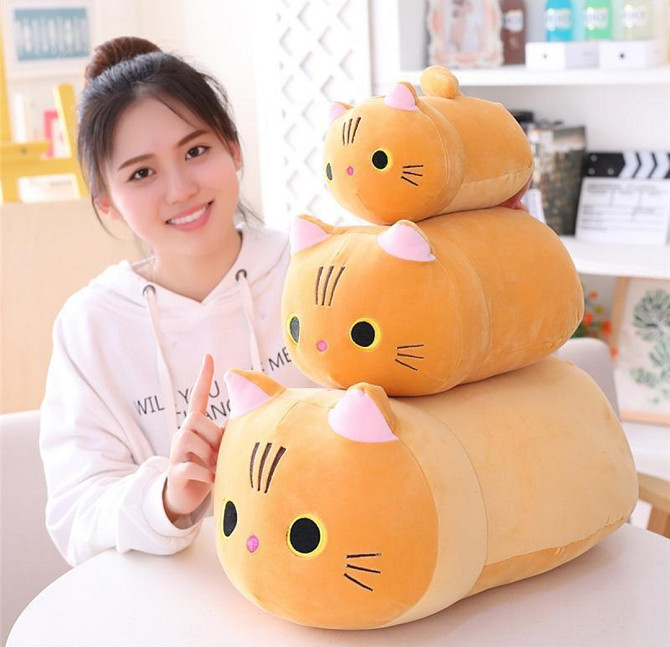 Мягкая игрушка 25см милый мультяшный кот Каваи - игрушка обнимашка Киев - изображение 1