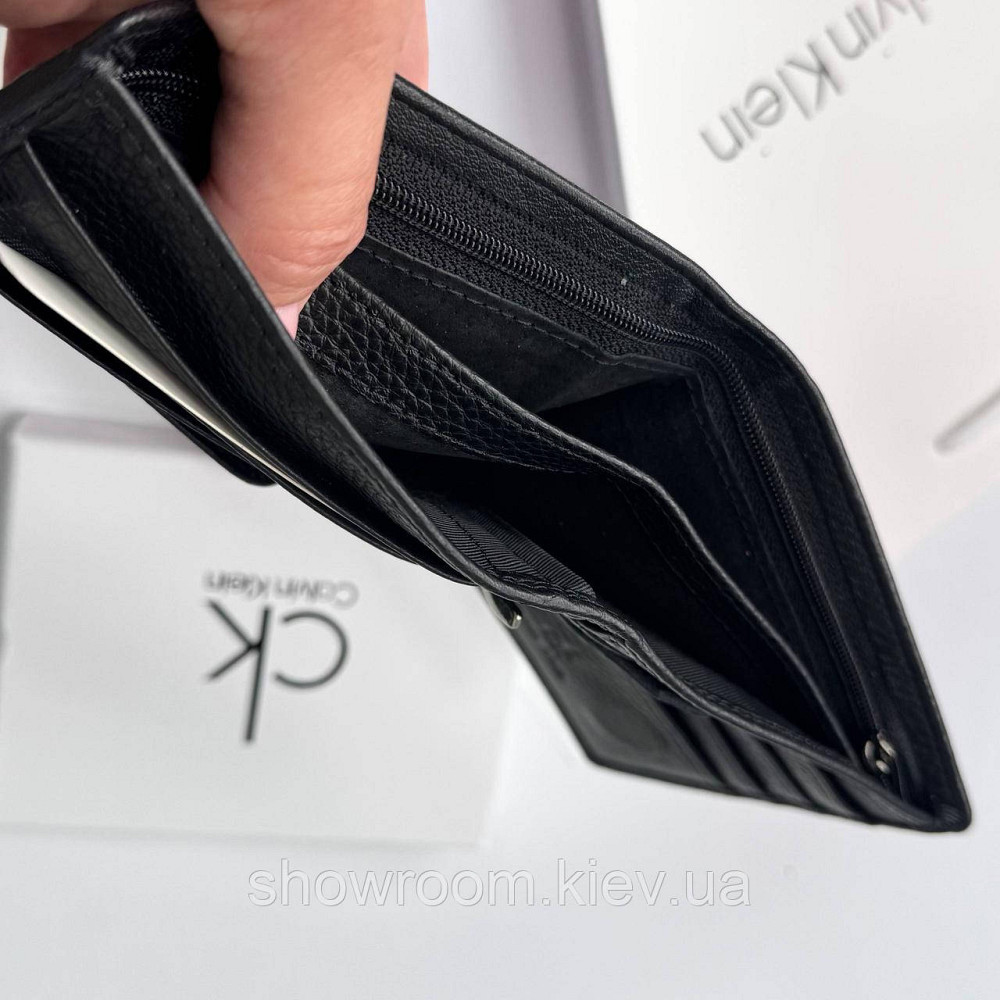 Чоловічий брендовий шкіряний гаманець на магніті Boss (6607) Київ - фото 7