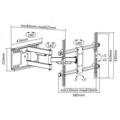 Кронштейн ITech PTRB-77 Вінниця