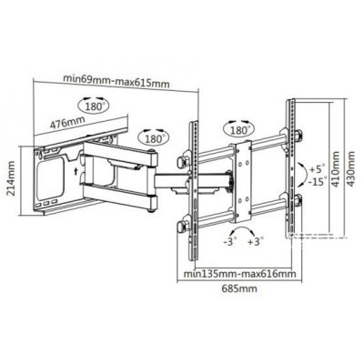 Кронштейн ITech PTRB-77 Вінниця - фото 6