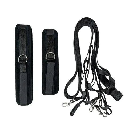 Розтяжка на ліжко Punishment - 5-Piece Bed Restraint Kit - Black Львів
