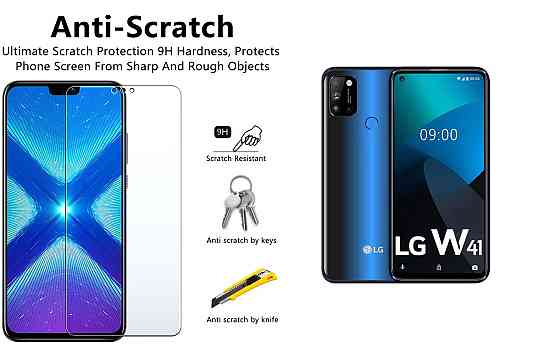 Защитное стекло NeoGlass для LG W41, LG W41 Plus, LG W41 Pro – ультрапрозрачное и устойчивое Киев