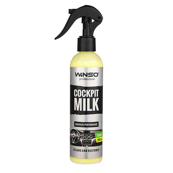 Полироль-молочко для приборной панели Winso Cockpit Milk Lemon, 250мл Львов