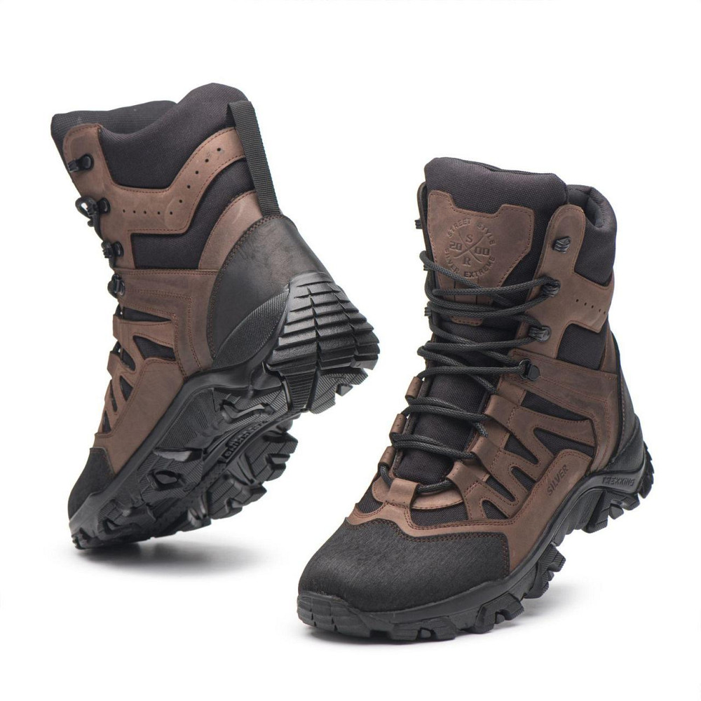 Тактичні берці зимові Т3-305 теплі коричневі водонепроникні армійські взуття ЗСУ поліція ДСНС 43 (28,5) Харків - фото 8