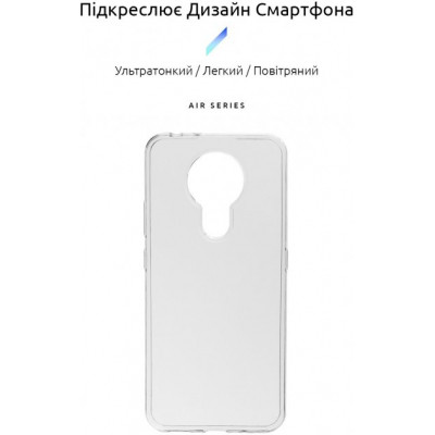 Чехол для мобильного телефона Armorstandart Air Series Nokia 3.4 Transparent (ARM59440) Винница - изображение 2