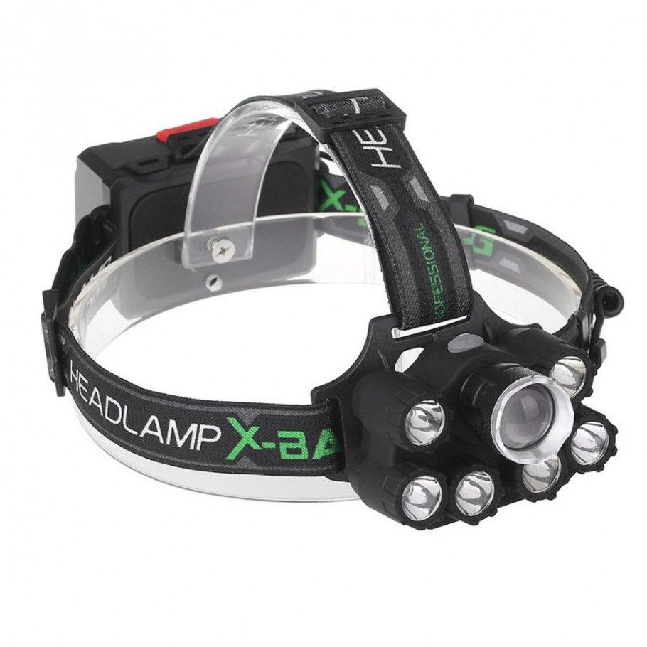 Аккумуляторный налобный многофункциональный военный фонарь с LED освещением WATTON WT-247 дальностью 250-400 м Каменец-Подольский - изображение 8