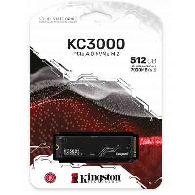 Накопичувач SSD M.2 2280 512GB Kingston (SKC3000S/512G) Вінниця