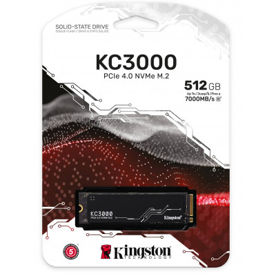 Накопичувач SSD M.2 2280 512GB Kingston (SKC3000S/512G) Вінниця - фото 5