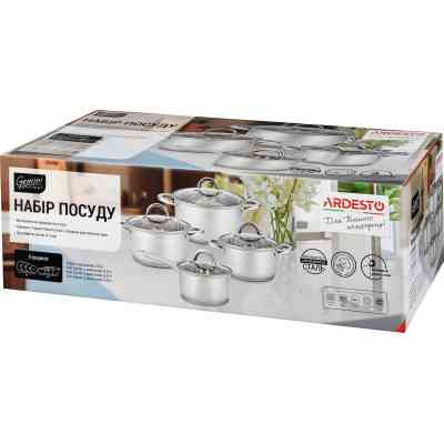 Набор посуды Ardesto Gemini Gourmet 8 предметов (AR1908PS) Винница