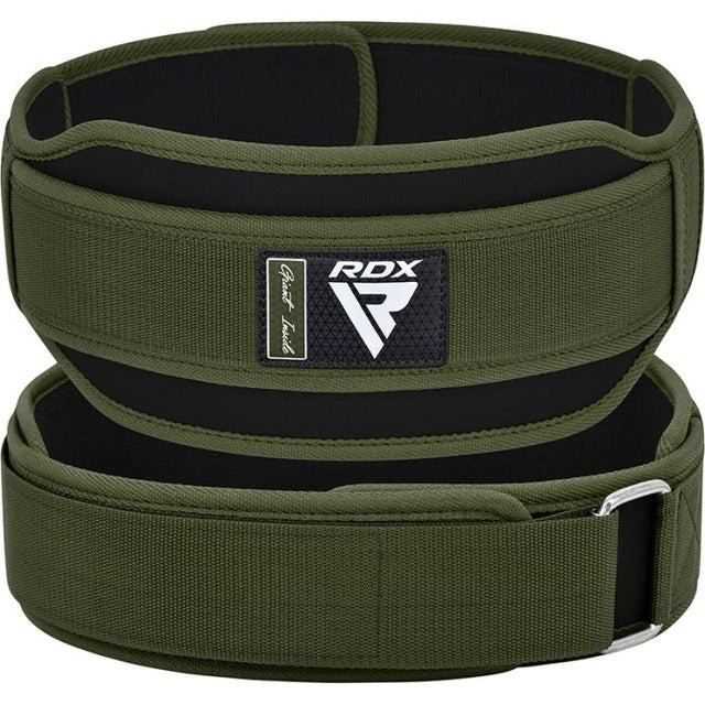 Пояс для важкої атлетики RDX RX5 Double Belt неопреновий Army Green S Каменское - изображение 1