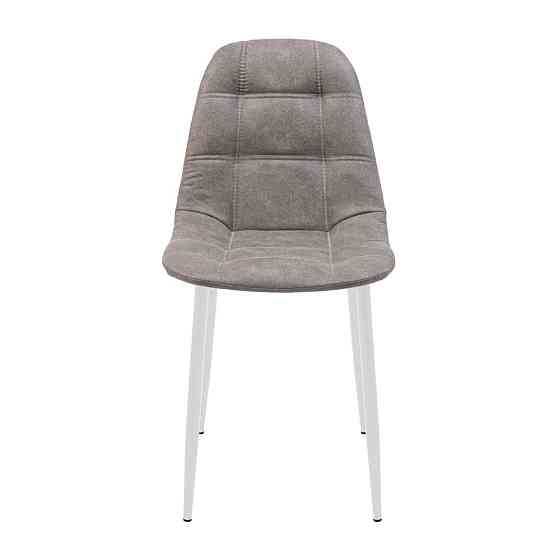 Стілець крісло м'який SplitDesign U Jeep 90 білі ніжки Сірий Київ