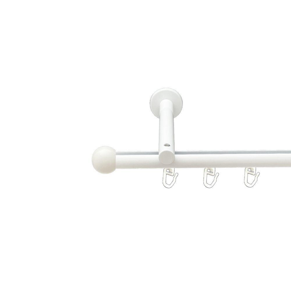 Карниз Orvit Куля Болонь металевий однорядний циліндр+профіль (16 см) профільна труба  Арктіс 19 мм 160 см (00-00021305) Львів - фото 1