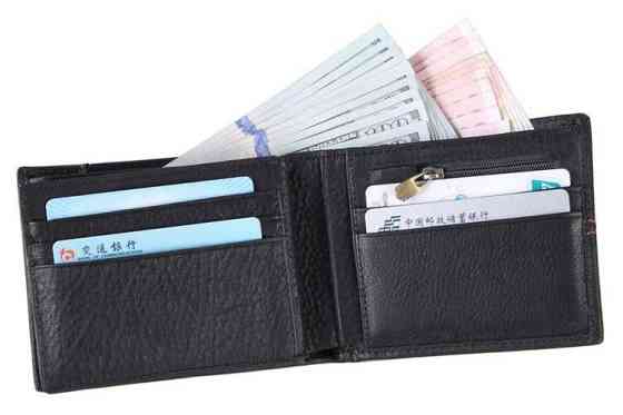 Кошелек мужской Черный (Vintage) Киев