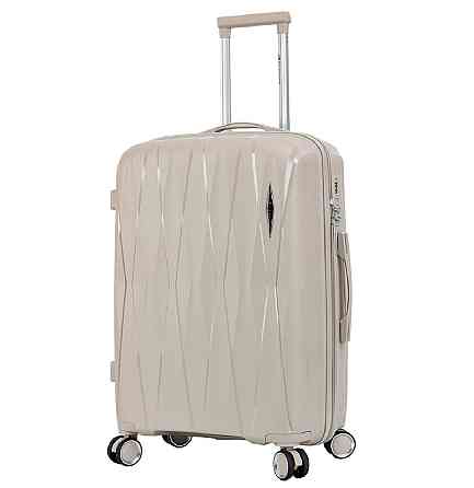 Чемодан полипропиленовый MADISSON 51103 средний 67 см шампань Киев