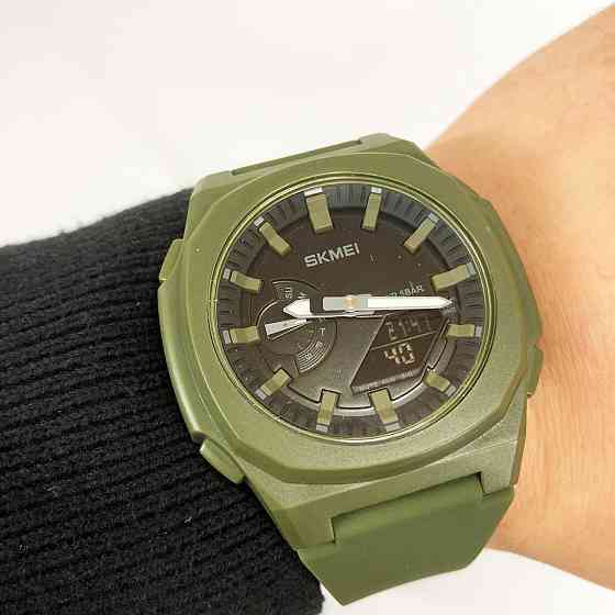 Армійські годинники мілітарі SKMEI 2091AGBK, Стильні спортивні годинники для активного відпочинку QS-62 Івано-Франківськ