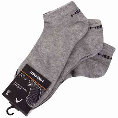 Носки Head Sneaker 3P Unisex 761010001-400 3 пари Сірий 35-38 (8718824272436) Винница