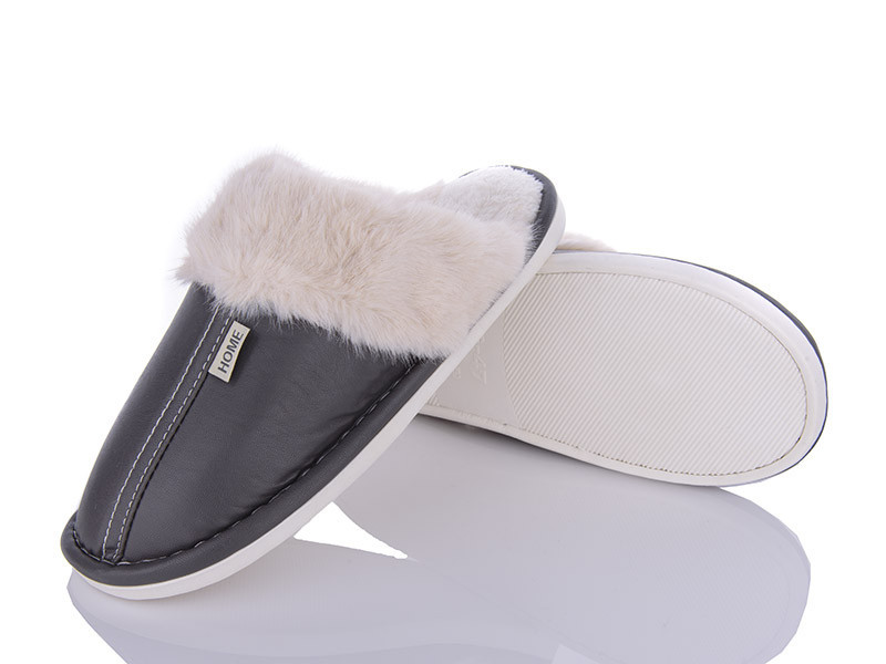 Капці чоловічі теплі закриті сірі Одеса - фото 4