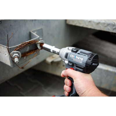 Гайковерт Graphite Energy+ 18V, безщітковий, 2600об/хв, 330Нм, 1/2&quot;, 0.9кг (без АКБ та ЗП) (58G028-1) Вінниця - фото 9