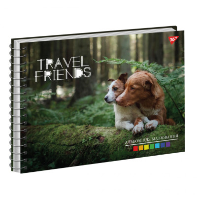 Альбом для малювання Yes А4 30 Спіраль Travel friends (130571) Вінниця - фото 2