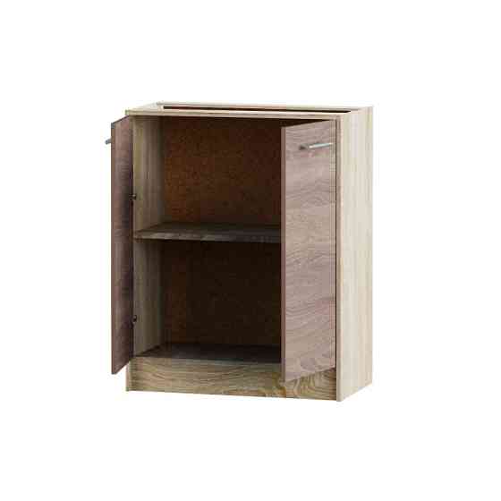 Кухонний модуль нижній Еверест Еко 600 дуб сонома/трюфель (без стільниці) 60х46х82 см (DTM-2810) Львів