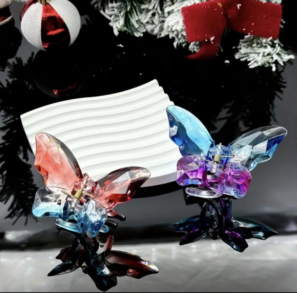 Заколка-крабік метелик Сміла - фото 2