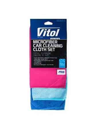 Набір ганчірочок з мікрофібри 3шт VSC-3525-3 Вінниця