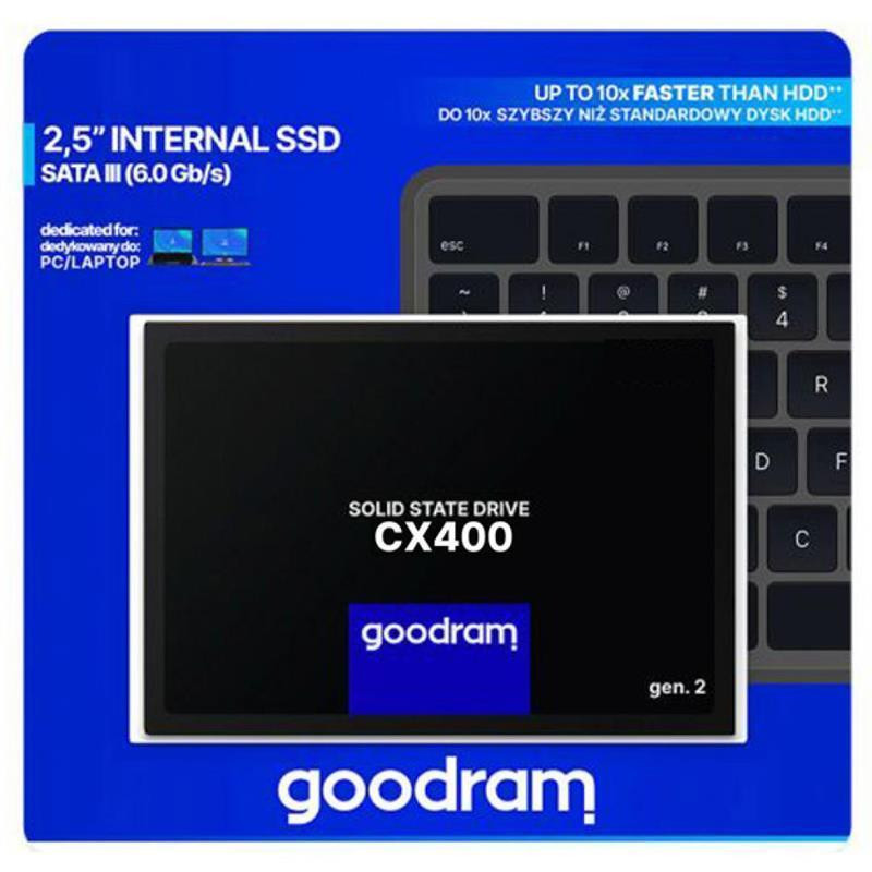 Накопичувач SSD 512GB GOODRAM CX400 Gen.2 2.5" SATAIII 3D TLC (SSDPR-CX400-512-G2) 2.5" Харків - фото 8