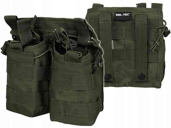 Тактический двойной Подсумок под магазины АК/М4/М16 с системой Molle Mil-Tec от Sturm (13497001) Oli Нововолынск