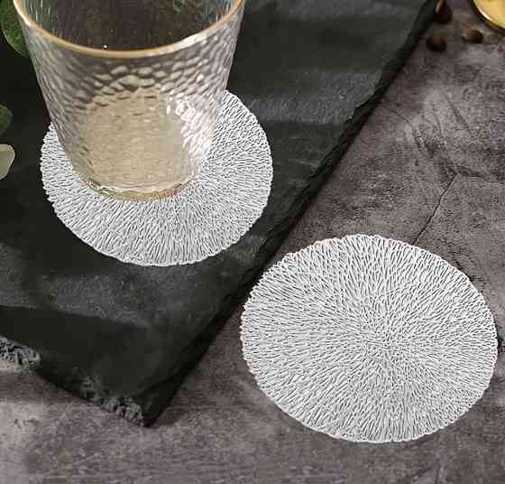 Підставки для чашок 6 шт Сріблястий Смела