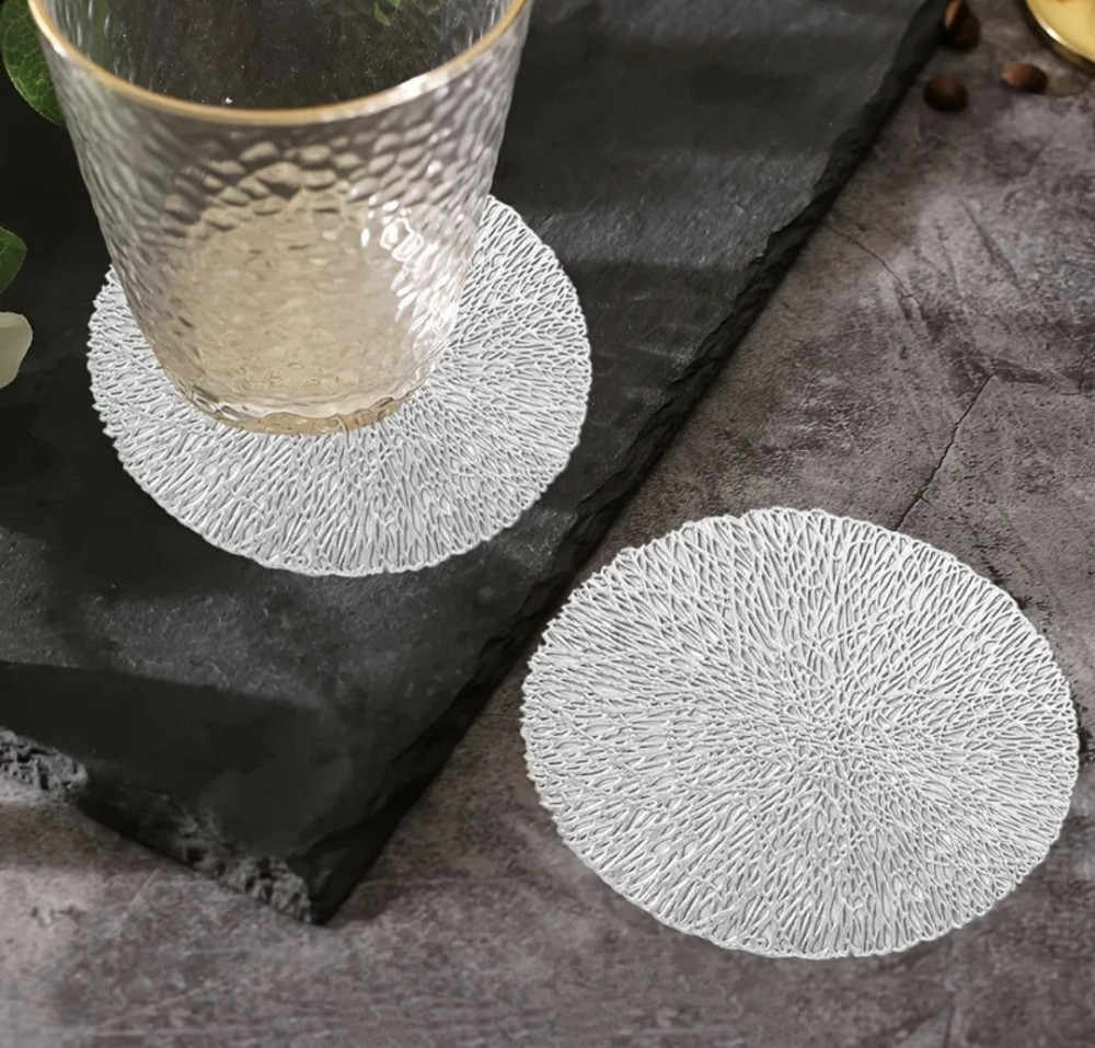 Підставки для чашок 6 шт Сріблястий Смела - изображение 1