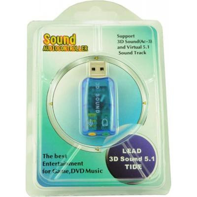 Звукова плата Atcom USB-sound card (5.1) 3D sound (Windows 7 ready) (7807) Вінниця - фото 4