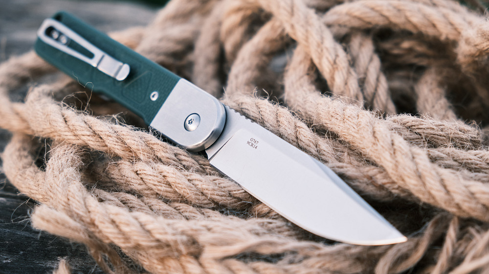 Ніж складаний Ganzo G767-GB зелений Киев - изображение 5