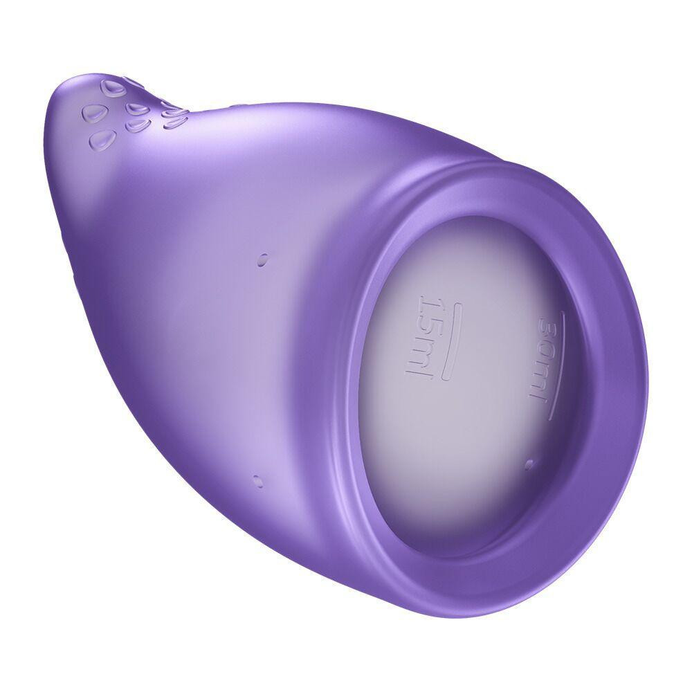 Менструальная чаша Fun Factory FUN CUP SIZE B Black Currant, многоразовая, диаметр 4,3 см, объем 30 мл Sex Aura Киев - изображение 2